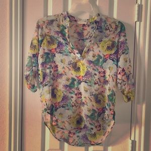 LUSH Floral blouse